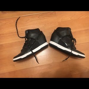 Women’s black nike high tops